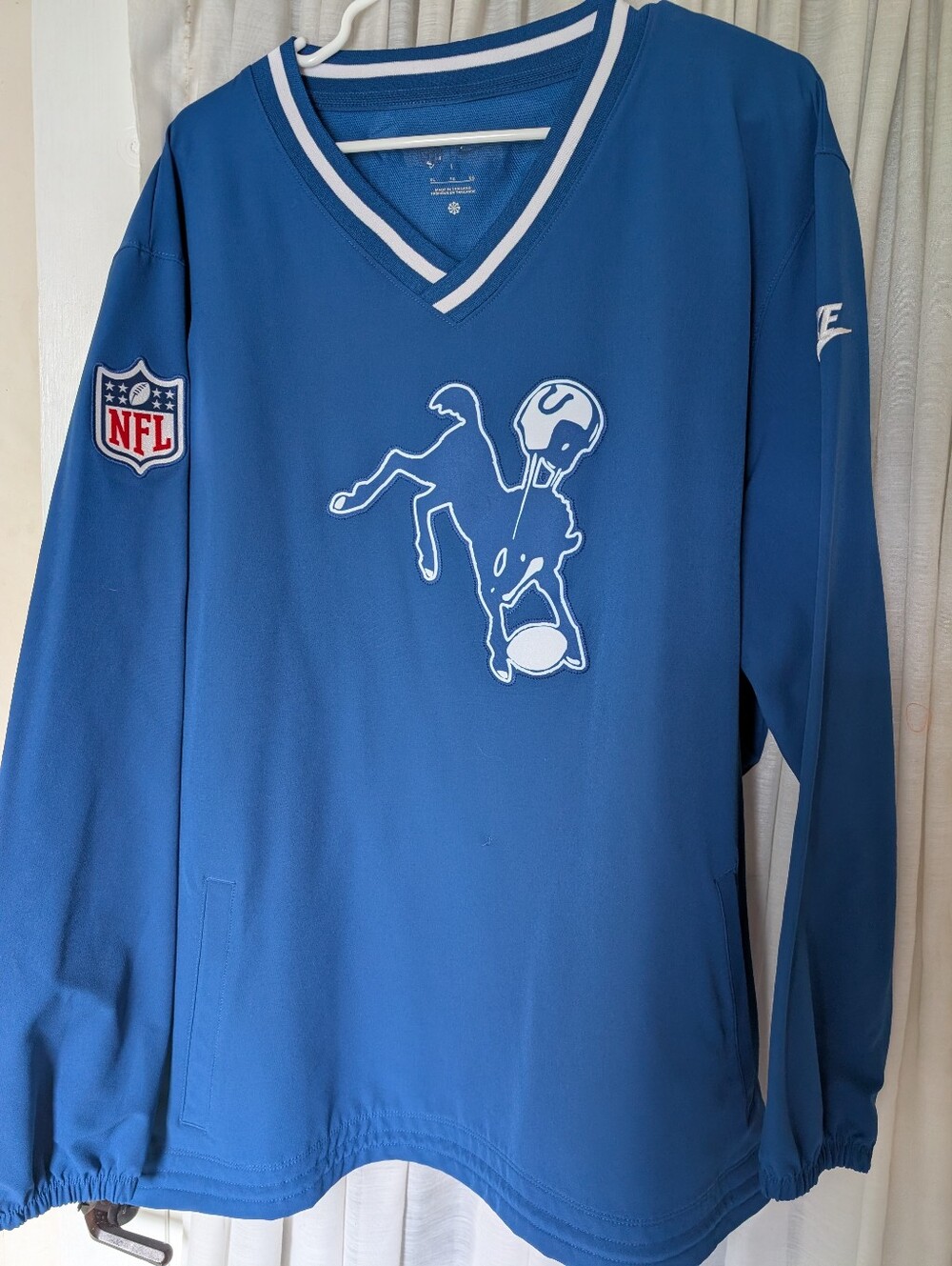 Indianapolis Colts Nike Pullover Windbreaker Throwback